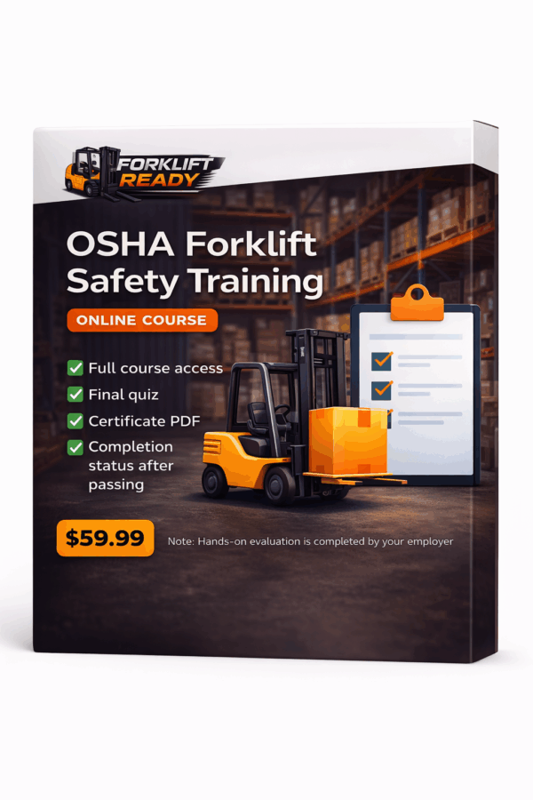 osha compliant forklift safety training