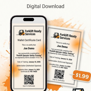 Wallet Certificate Card (Digital)